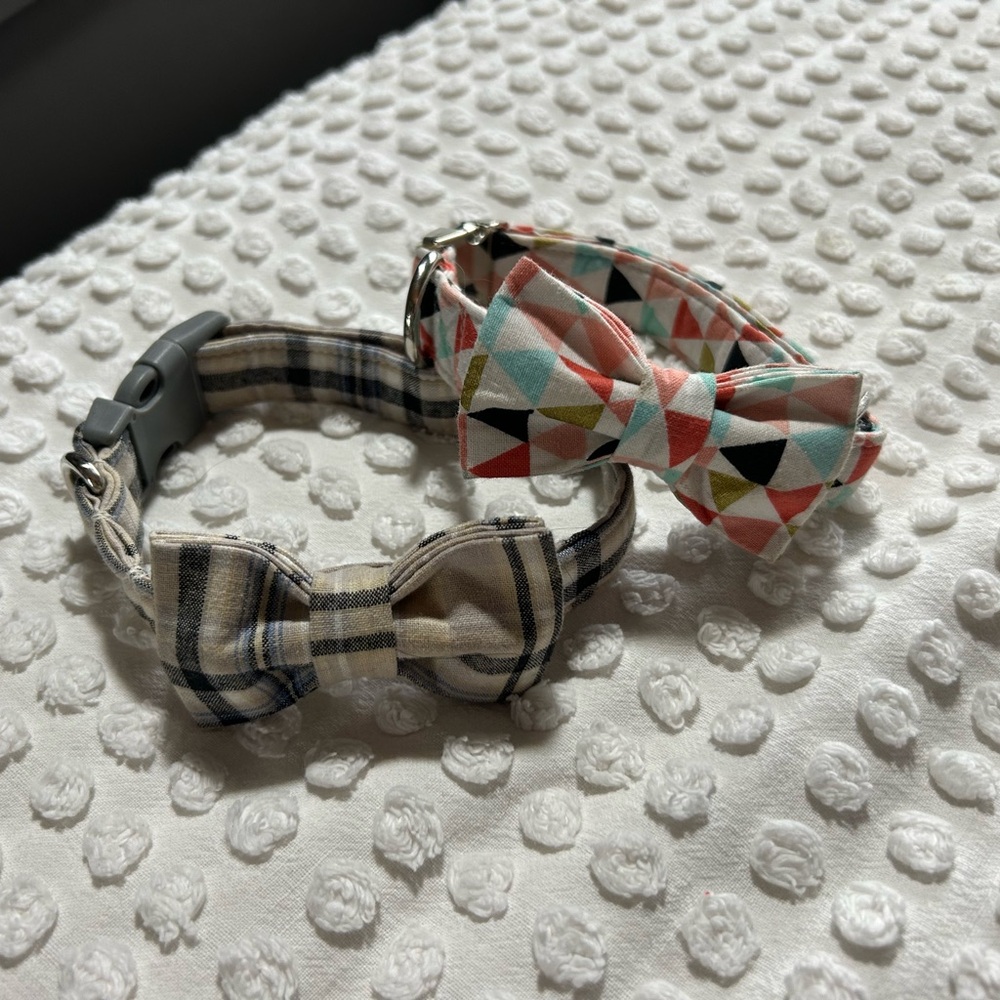 Plaid and Geometric Bow Tie Kids Accessories Set